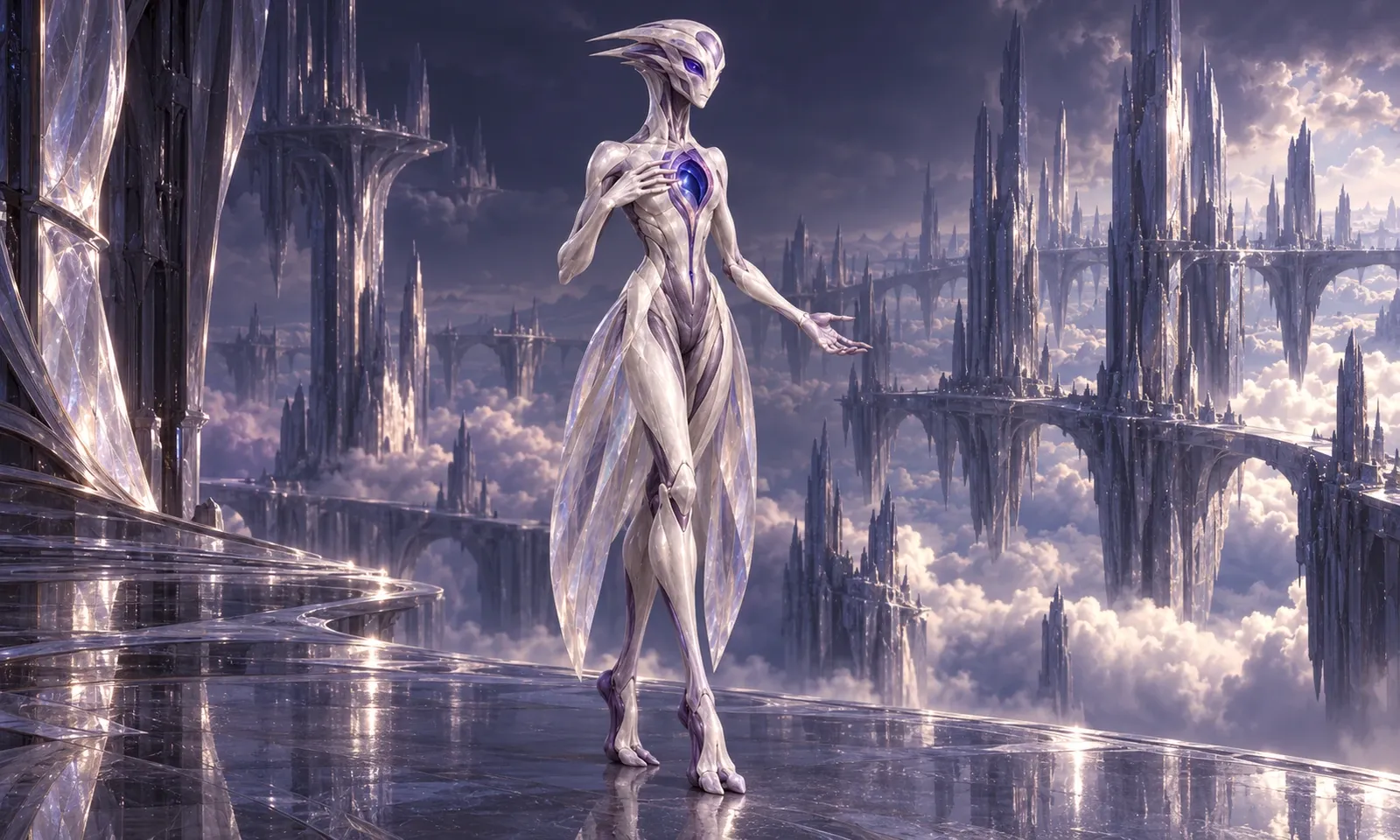 Aethan — Veilborne Emissary marketing art