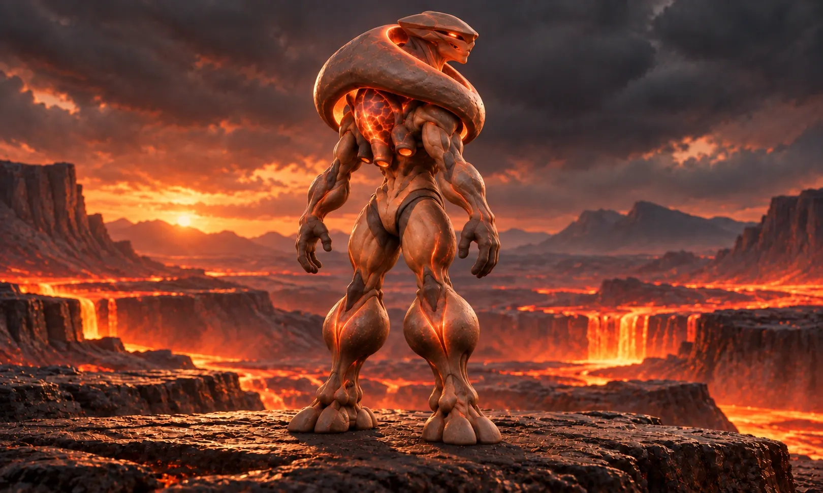 Tiatla Mantleheart full-figure marketing illustration
